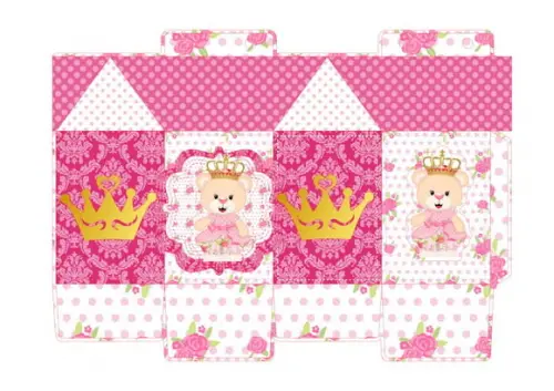Arquivos Silhouette Ursinha Princesa Luxo Exclusivo