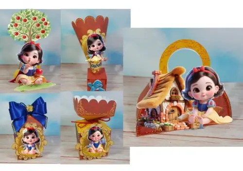 Branca de Neve Baby 2026 Arquivo de Corte Studio e pdf