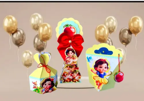 Branca de Neve Baby Cute Arquivo Digital Studio e pdf