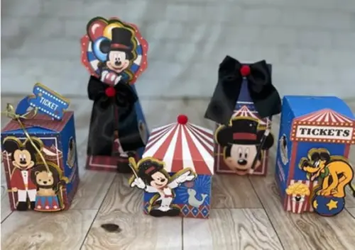 Circo Mickey Arquivo de Corte Studio e pdf