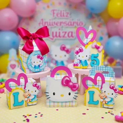 Hello Kity Arquivo de Corte Studio e pdf