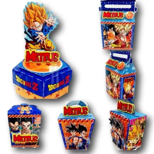 Kit Arquivo Corte Digital Festa Dragon Ball Z Luxo