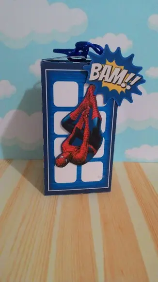 Kit Digital Arquivo Caixas Silhouette Homem Aranha