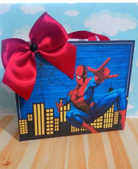 Kit Digital Arquivo Caixas Silhouette Homem Aranha