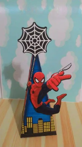 Kit Digital Arquivo Caixas Silhouette Homem Aranha