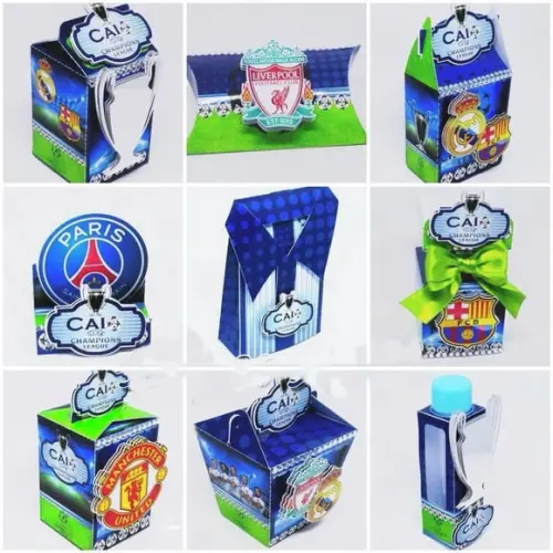 Kit Digital Arquivo Caixas Silhouette Times da Champions