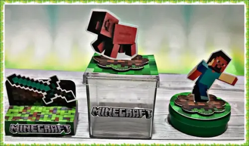 Kit Digital Arquivo Silhouette Boneco de Jogo Quadrado