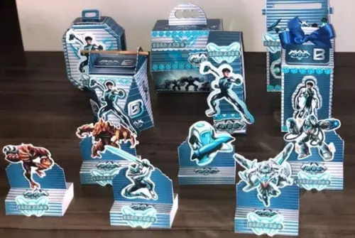 Kit Digital Arquivo Silhouette Max Steel