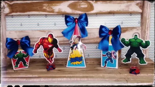 Kit Digital Silhouette Vingadores Luxo Exclusivo