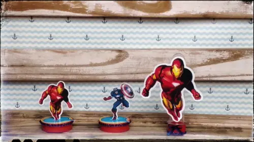 Kit Digital Silhouette Vingadores Luxo Exclusivo