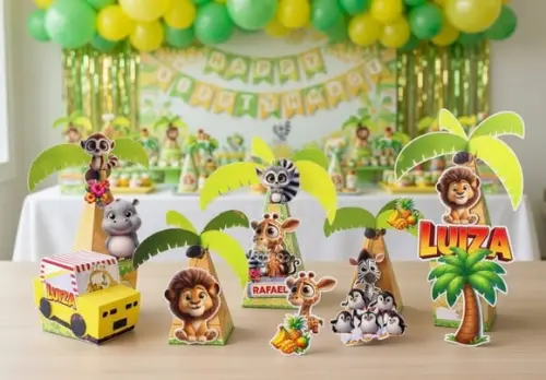 Madagascar Cute Arquivo de Corte Studio e pdf