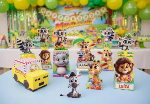 Madagascar Cute Arquivo de Corte Studio e pdf