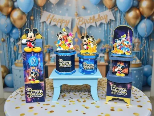 Mickey e Turma Arquivo de Corte Studio e pdf