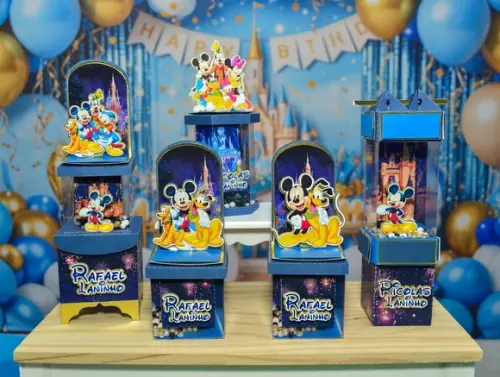 Mickey e Turma Arquivo de Corte Studio e pdf