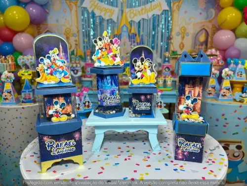 Mickey e Turma Arquivo de Corte Studio e pdf