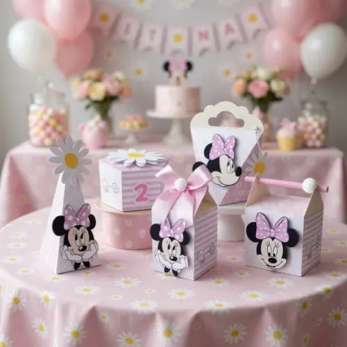 Minnie Rosa Arquivo de Corte Studio e pdf