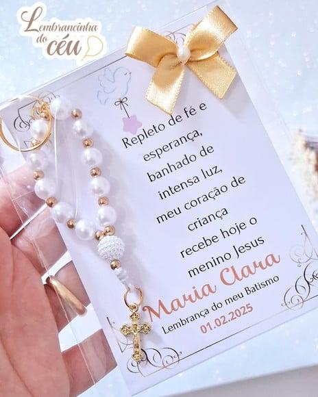 10 Lembrancinhas para Batizado com Chaveiro