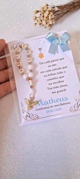 20 Lembrancinhas Batismo com Nome