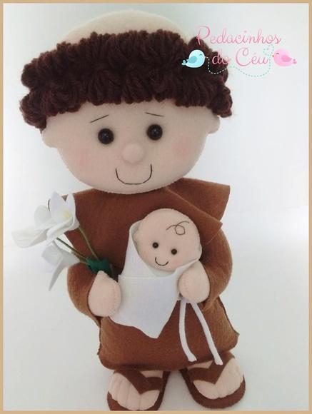 Boneco Santo Antônio Feltro
