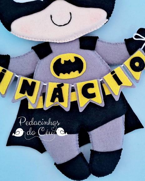 Enfeite de Porta Personalizado Batman
