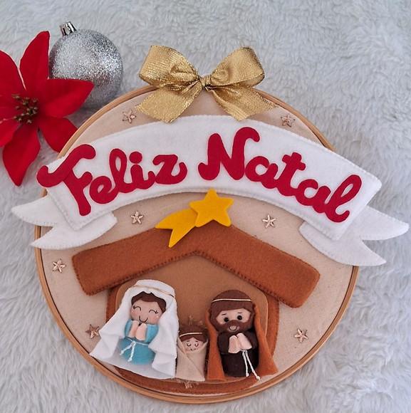 Enfeite de Porta Natal 2 em 1