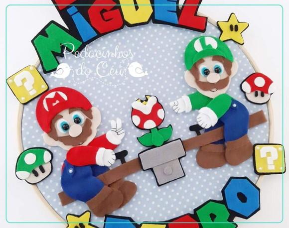 Enfeite de Porta Super Mario