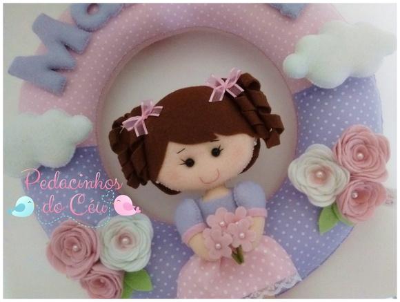 Guirlanda Maternidade menina florista
