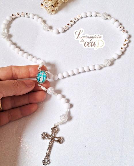 Kit 15 Lembrancinhas e 4 Terços