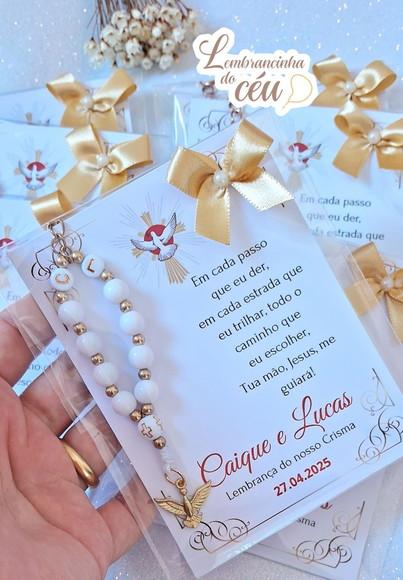 Kit 25 Lembrancinhas de Crisma