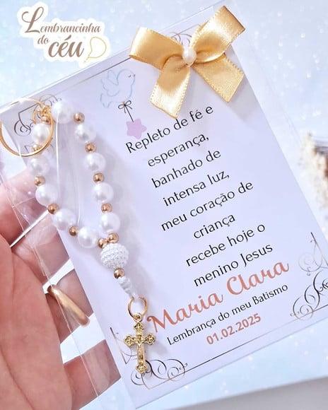 Kit 25 Lembrancinhas Dezena com Chaveiro