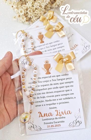Kit 25 Lembrancinhas de Comunhão