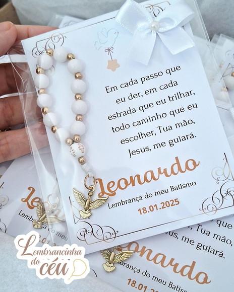 Kit 50 Lembrancinhas de Batismo