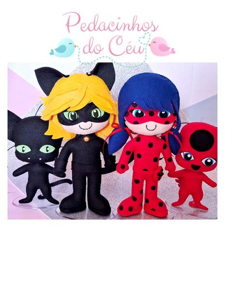 Kit Bonecos para Decoração de Festa Joaninha