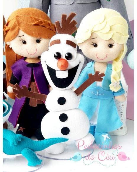 Kit Bonecos para Decoração Frozen Ii