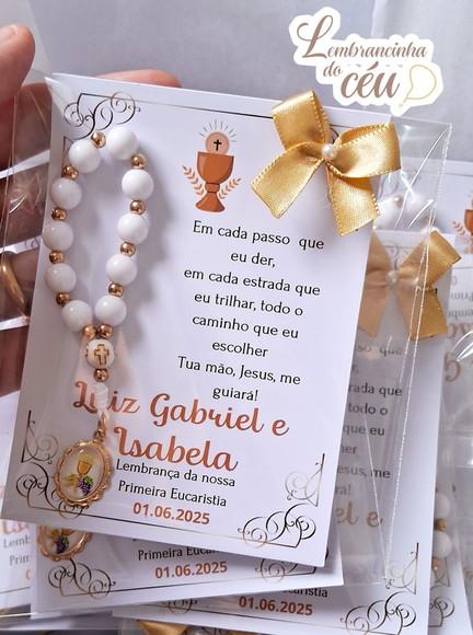 Kit com 20 Lembrancinhas Batismo, Comunhão, Outros
