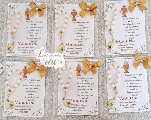Lembrancinhas Mini Tercinho Primeira Comunhão