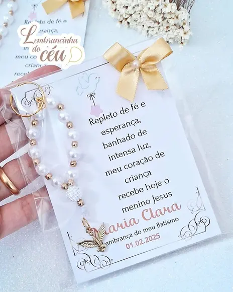 10 Lembrancinhas para Batizado com Chaveiro