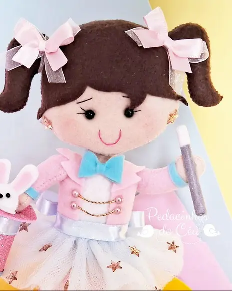 Boneca Mágica Circo Rosa