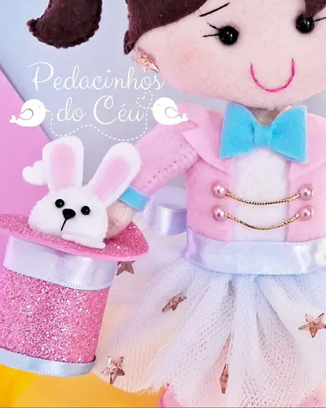 Boneca Mágica Circo Rosa