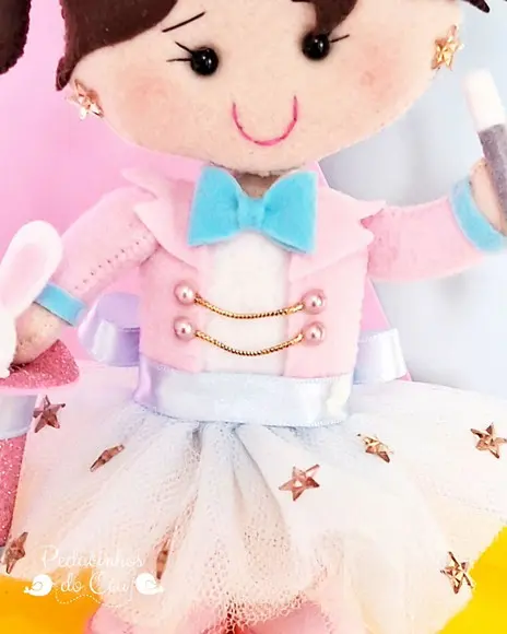 Boneca Mágica Circo Rosa