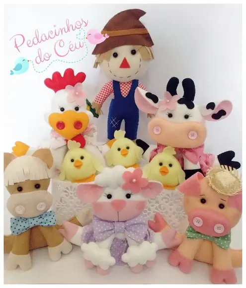 Bonecos Fazendinha