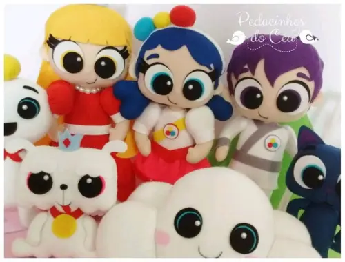 Bonecos para Decoração Vera e o Reino do Arco íris 2