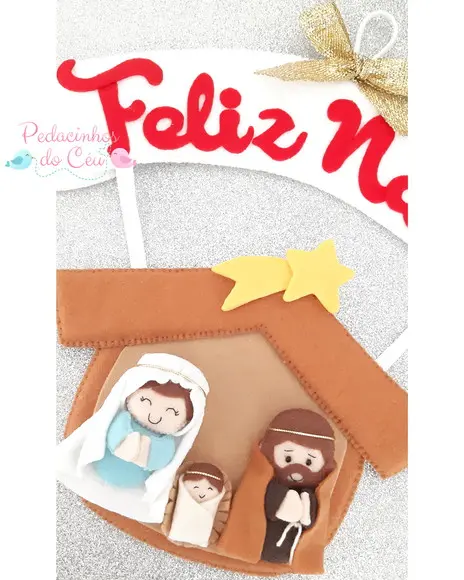 Enfeite de Porta Sagrada Família