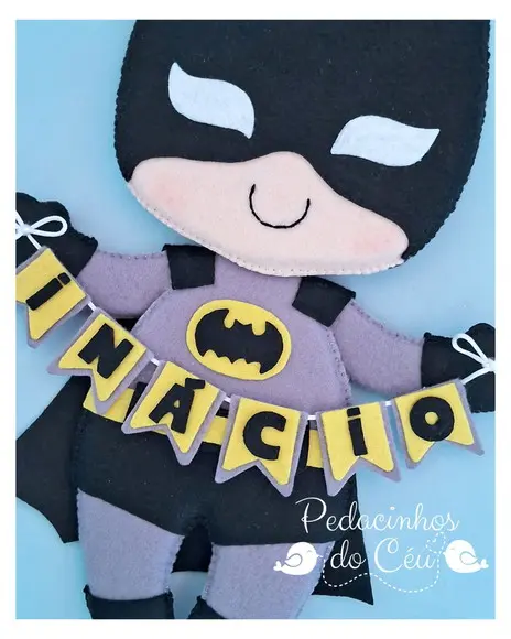 Enfeite de Porta Personalizado Batman
