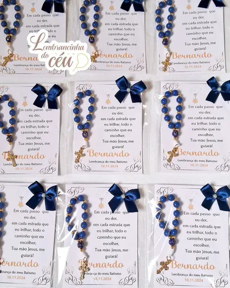 Kit 10 Lembrancinhas Batizado