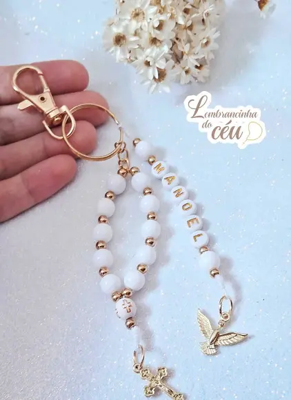 Kit 10 Lembrancinhas Chaveiro Duplo