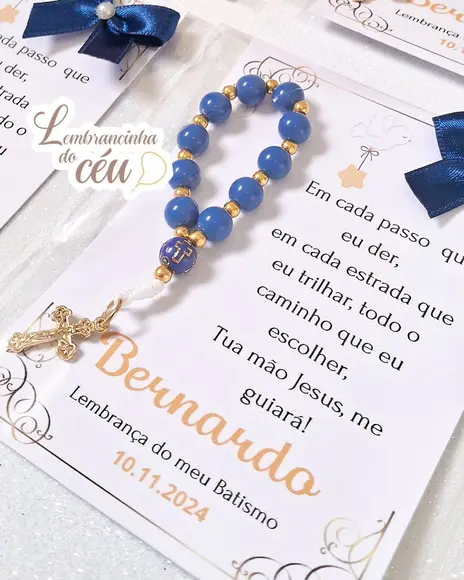 Kit 10 Lembrancinhas Batizado