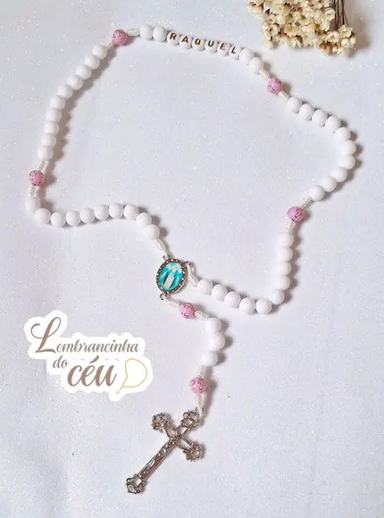 Kit 15 Lembrancinhas e 4 Terços