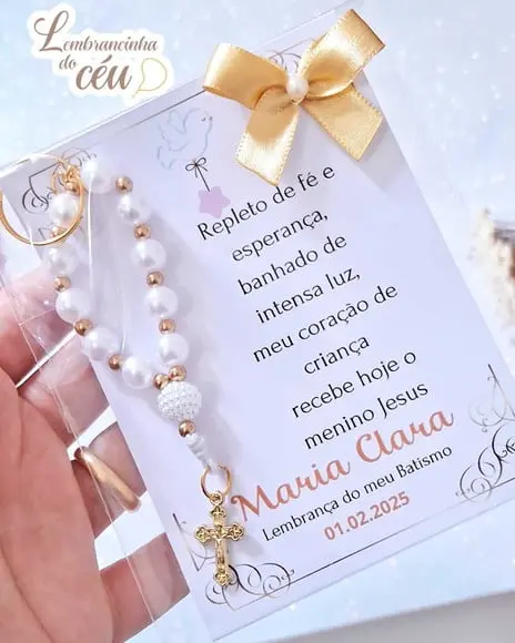Kit 25 Lembrancinhas Dezena com Chaveiro