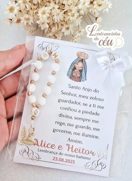 Kit 40 Lembrancinhas Dezena Personalizada com Nome